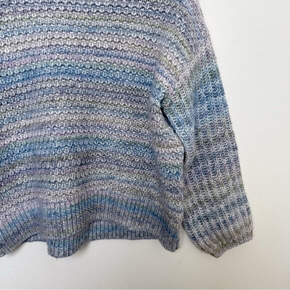 Club Monaco Womens Medium Spacedye Texture Wool-Blend Sweater - Picture 8 of 16